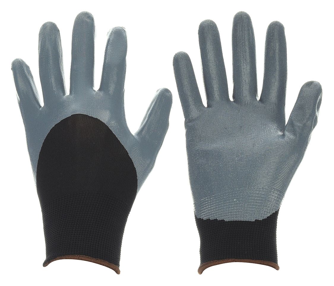 CONDOR XL Nitrile Coated Gloves - 3/4 Dipped, ANSI Level 4 Abrasion