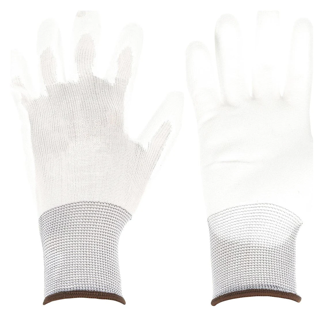 CONDOR Polyurethane Palm-Dipped Safety Gloves, Size Large