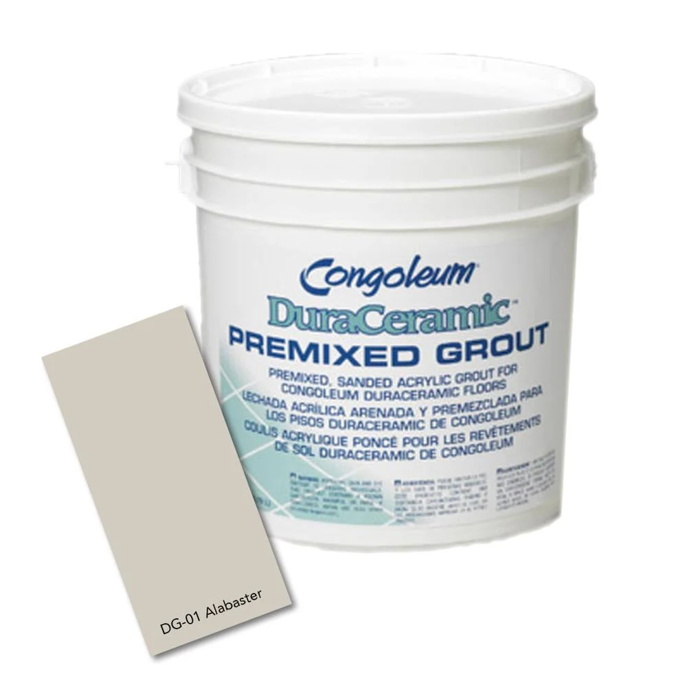 Congoleum 32-oz Alabaster Sanded Premixed Grout for DuraCeramic