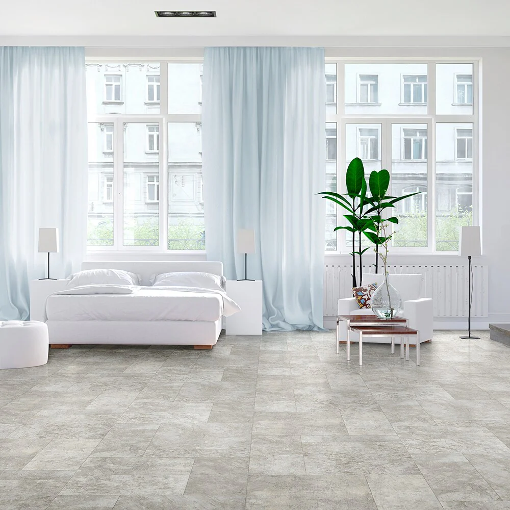 Congoleum AirStep Evolution Contour 12-ft W Cut-to-Length Highlight Stone Look Low-Gloss Sheet Vinyl Flooring - Image 2