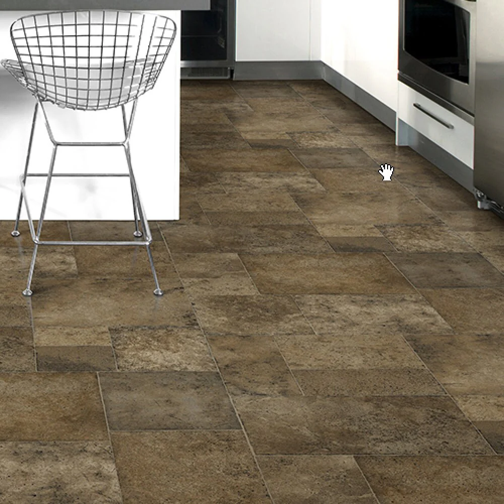 Congoleum AirStep Evolution Pathways 12-ft W Cut-to-Length Appalachian Trail Stone Look Low-Gloss Finish Sheet Vinyl - Image 3