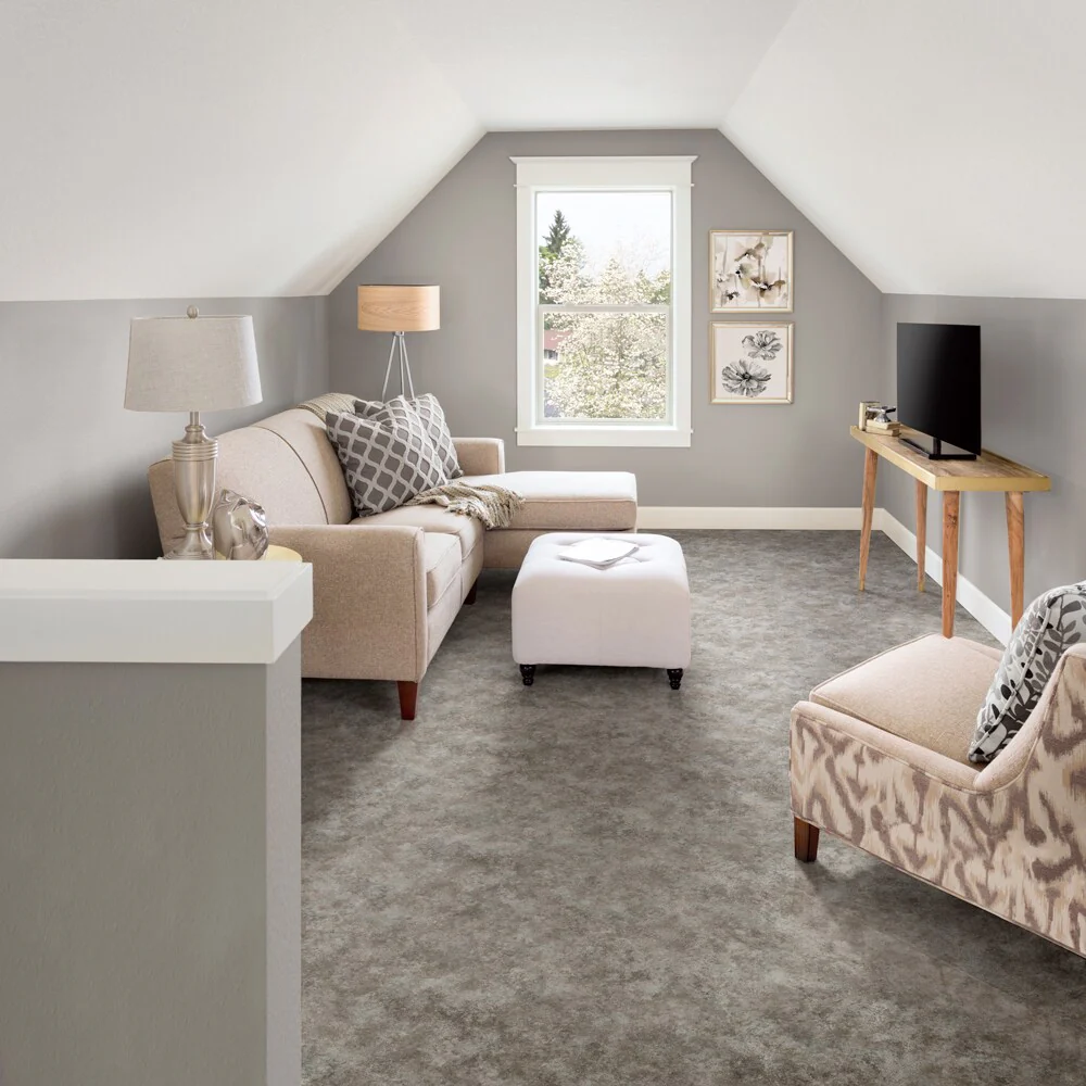 Congoleum ArmorCore Ethereal 12-ft W Cut-to-Length Stormy Gray Stone Look Low-Gloss Finish Sheet Vinyl - Image 2