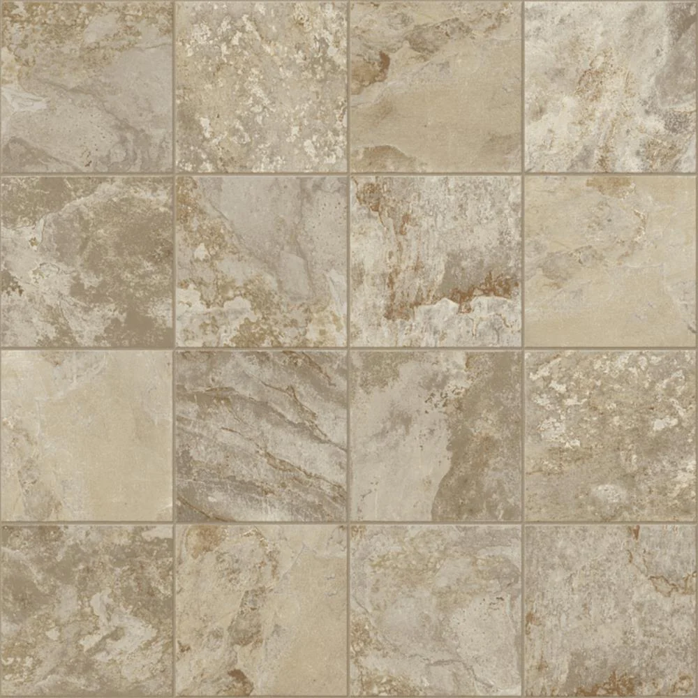 Congoleum ArmorCore LC Canyon View 12-ft W Cut-to-Length Adobe Cream Stone Look Low-Gloss Finish Sheet Vinyl