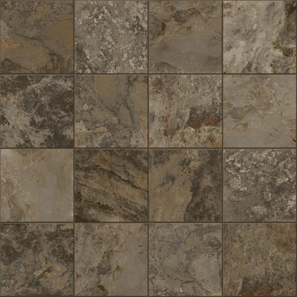 Congoleum ArmorCore LC Canyon View 12-ft W Cut-to-Length Adobe Shadow Stone Look Low-Gloss Sheet Vinyl Flooring