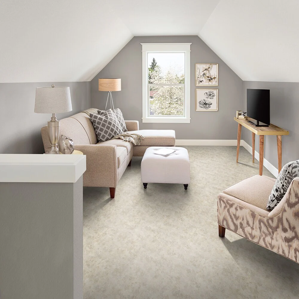 Congoleum ArmorCore Pro Ethereal Pale Moon Stone-Look 12-ft W Cut-to-Length Low-Gloss Sheet Vinyl Flooring, 10-mil Wear Layer - Image 2