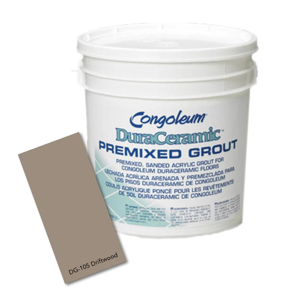 Congoleum DuraCeramic Premixed Sanded Grout, Driftwood, 32-oz