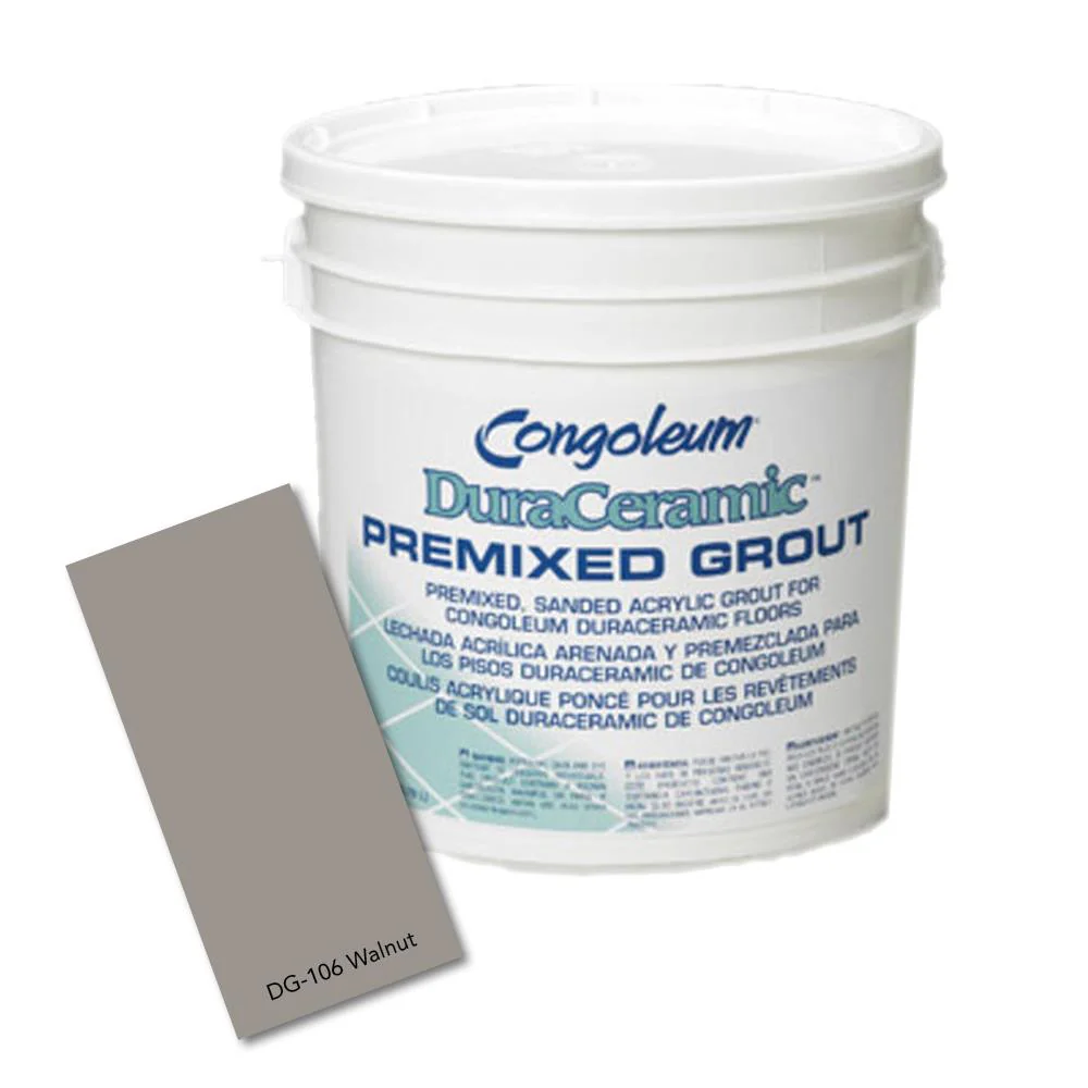 Congoleum DuraCeramic Premixed Sanded Grout, Walnut, 32 oz