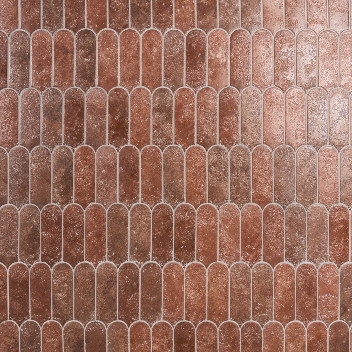 Corali Canyon Terracotta 3x9 Textured Matte Ceramic Tile by Lux Tile - Image 4