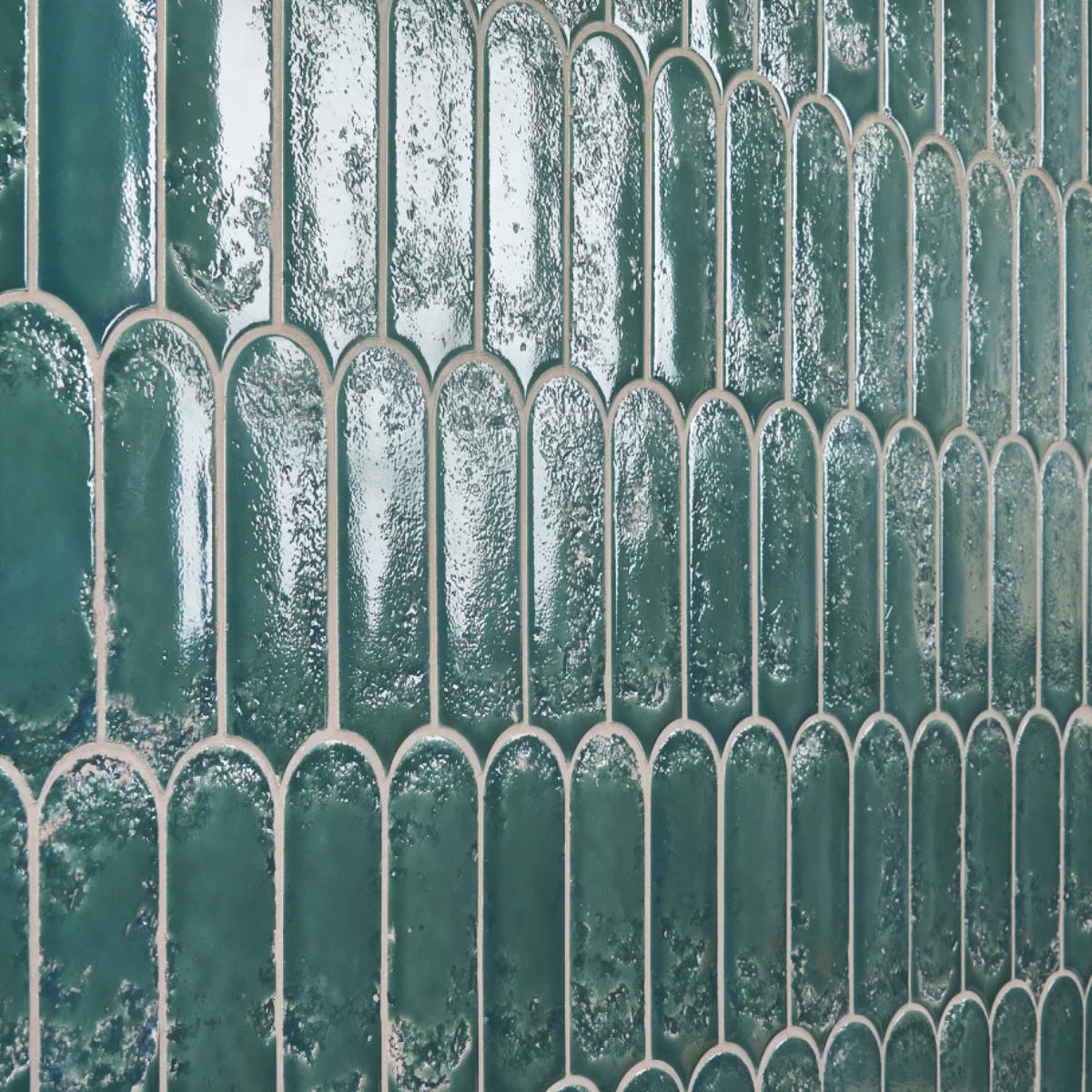 Corali Jade Green 3x9 Textured Glossy Ceramic Tile - Lux Tile - Image 2