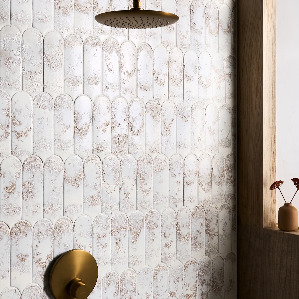 Corali Reef White 3x9 Textured Satin Ceramic Tile - Lux Tile