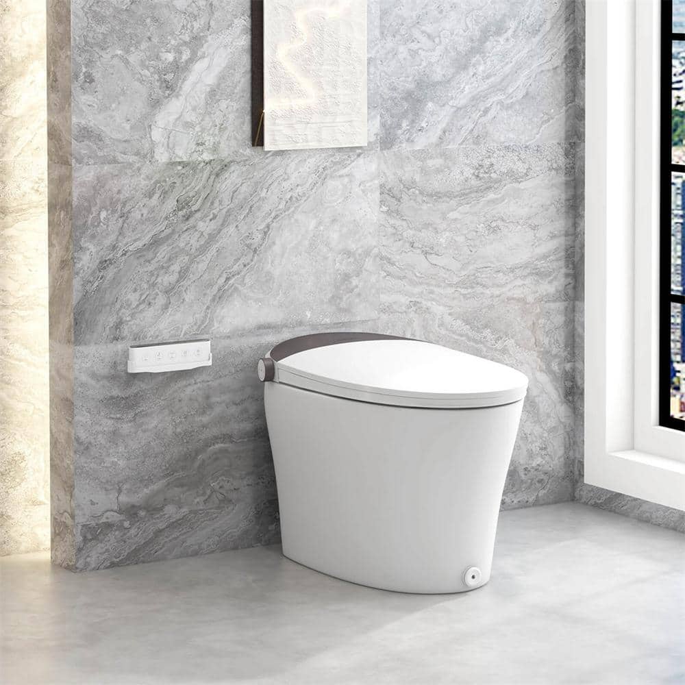 Costway Smart Toilet Round Bidet with 1000 Gram MaP Flushing Score - Image 6