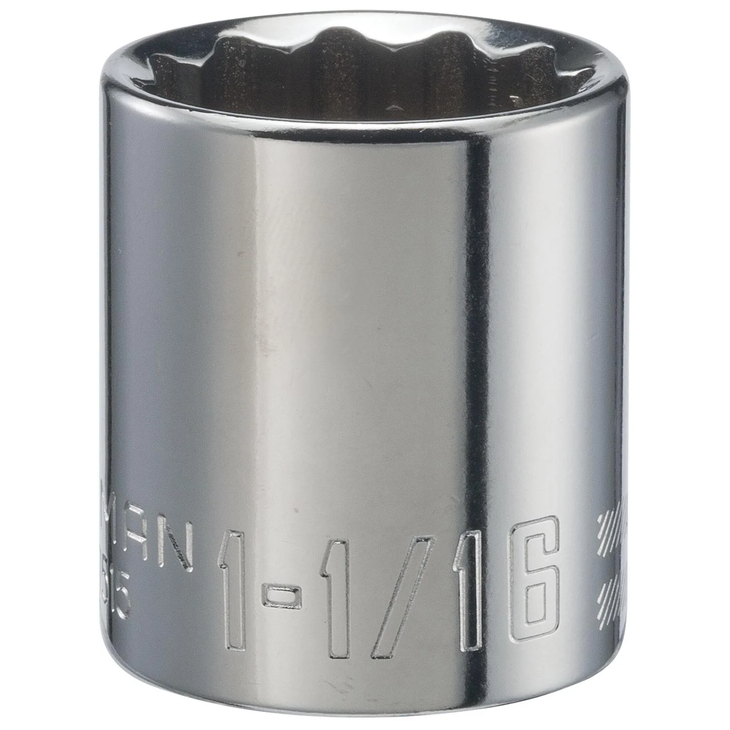 Craftsman 1-1/16 in. X 1/2 in. Drive 12 Point Socket