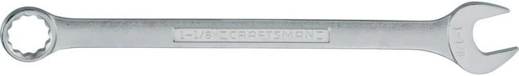 Craftsman 1-1/8 in. SAE Combination Wrench - Chrome Finish