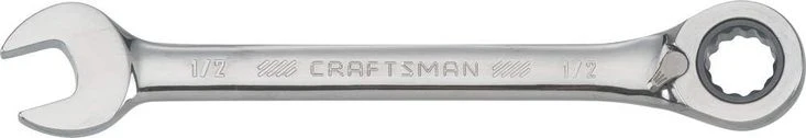 Craftsman 1/2 in. 12 Point SAE Ratcheting Wrench, 6.4 in. L