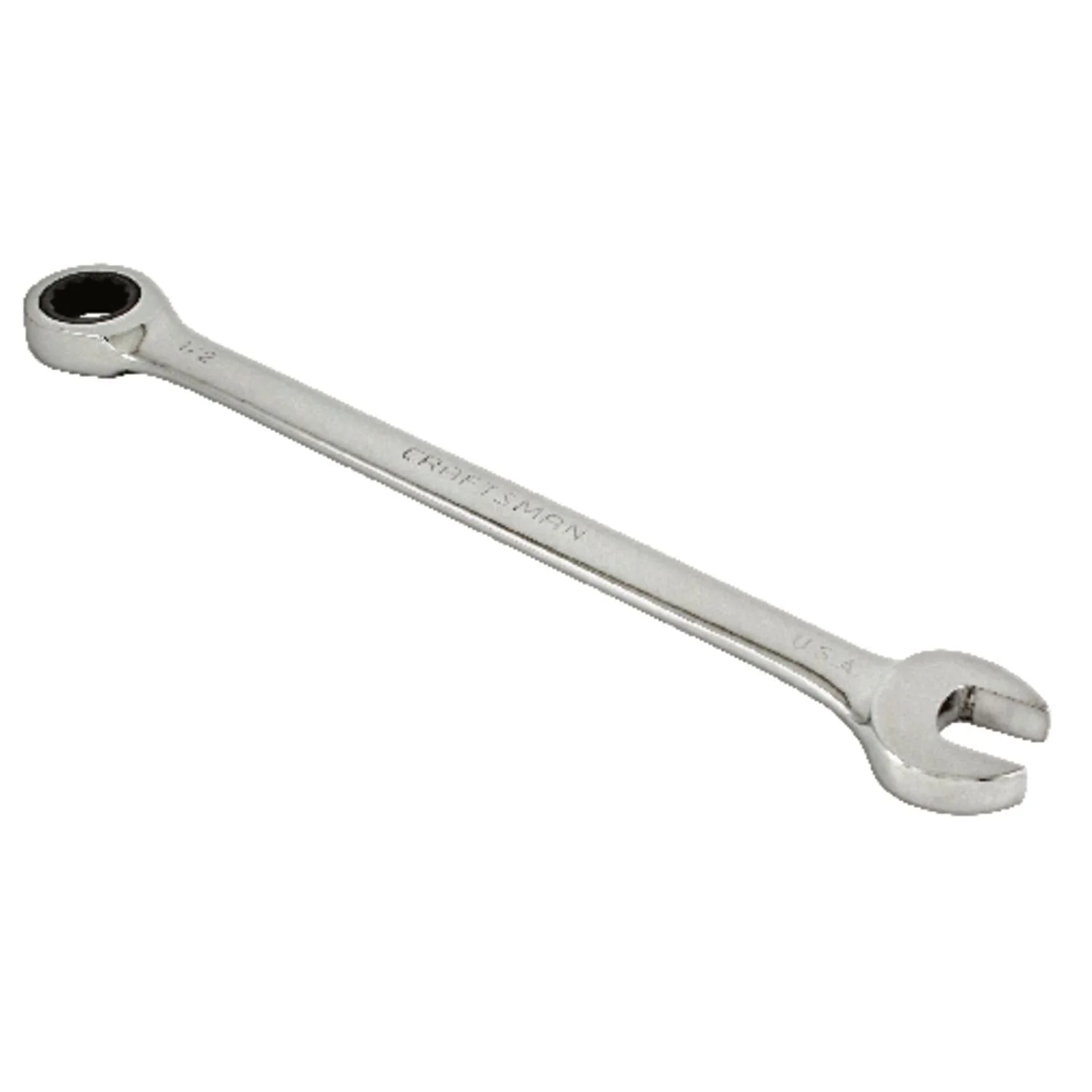 Craftsman 1/2 in. 12 Point SAE Ratcheting Wrench, 6.4 in. L