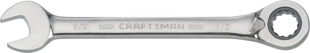 Craftsman 1/2 in. 12-Point SAE Ratcheting Wrench, 6.4 in. Length