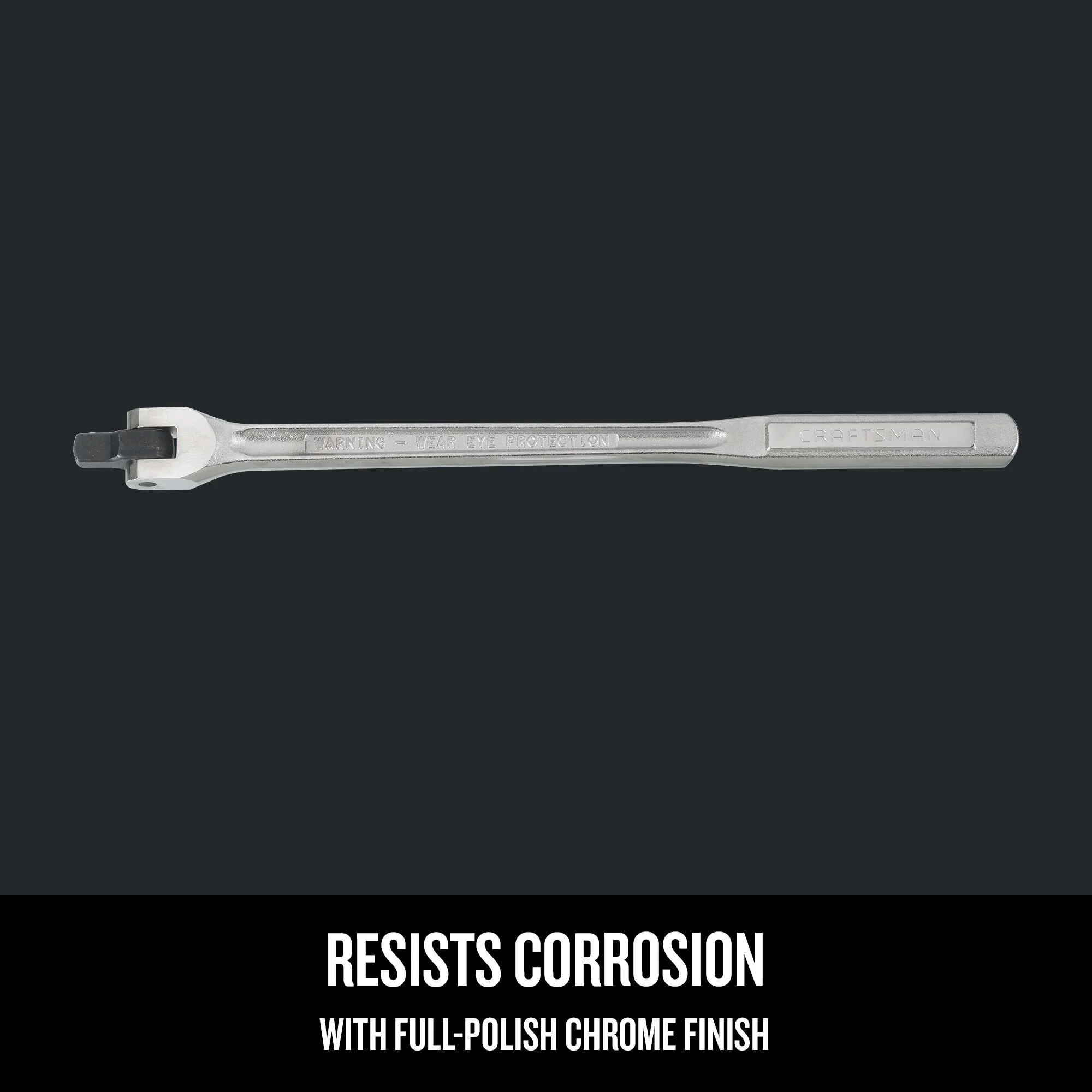 CRAFTSMAN 1/2-in Drive 15-in Breaker Bar, Chrome Finish - Image 3