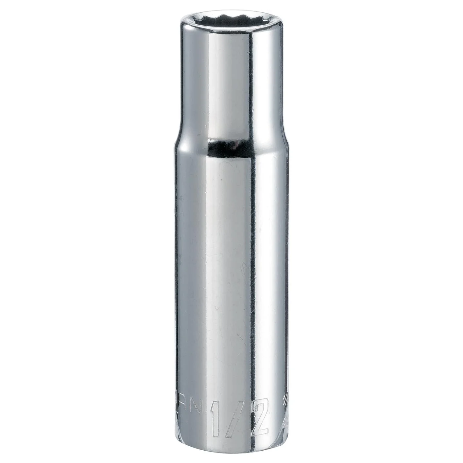 Craftsman 1/2 in. SAE 12 Point Deep Socket - Polished Chrome