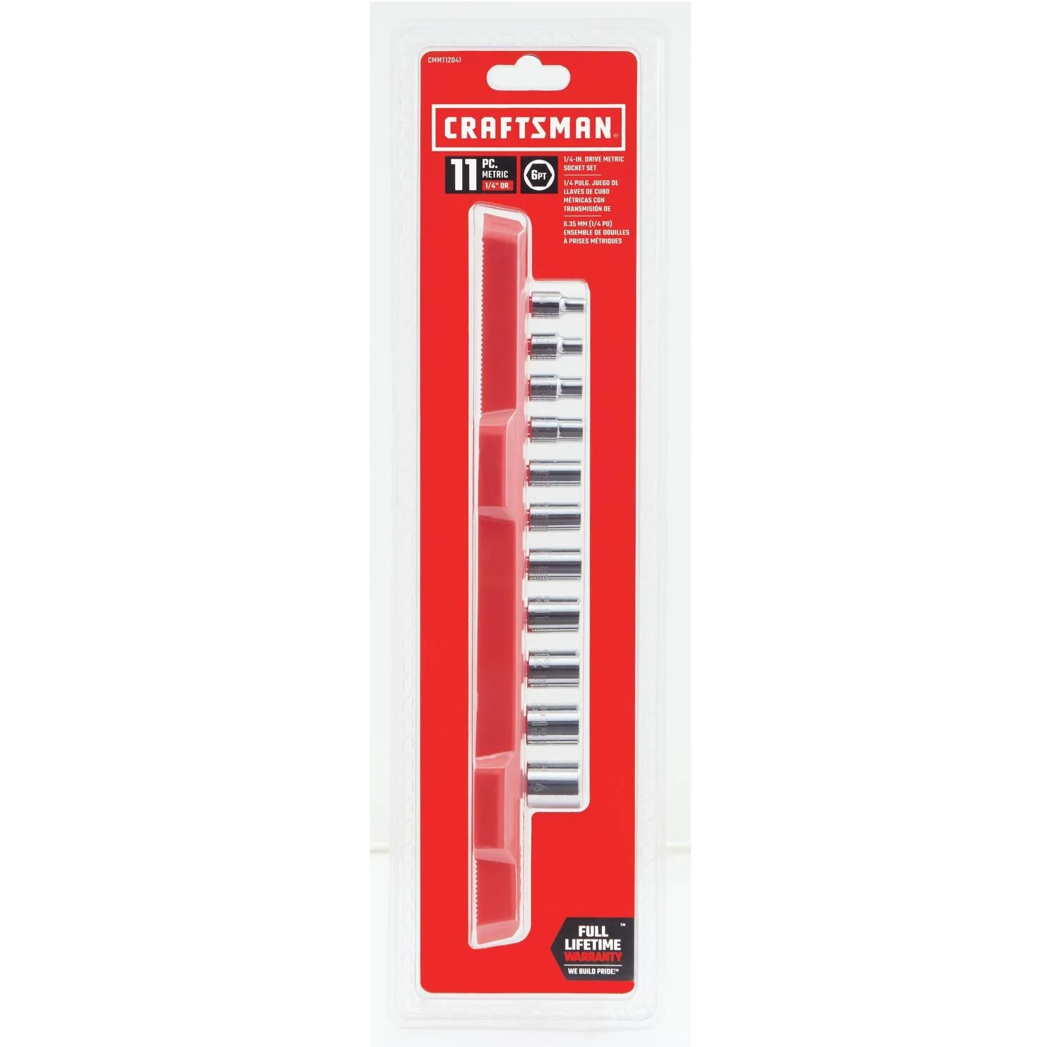 Craftsman 1/4 in. Drive Metric 6 Point Socket Set, 11 pc - Image 2