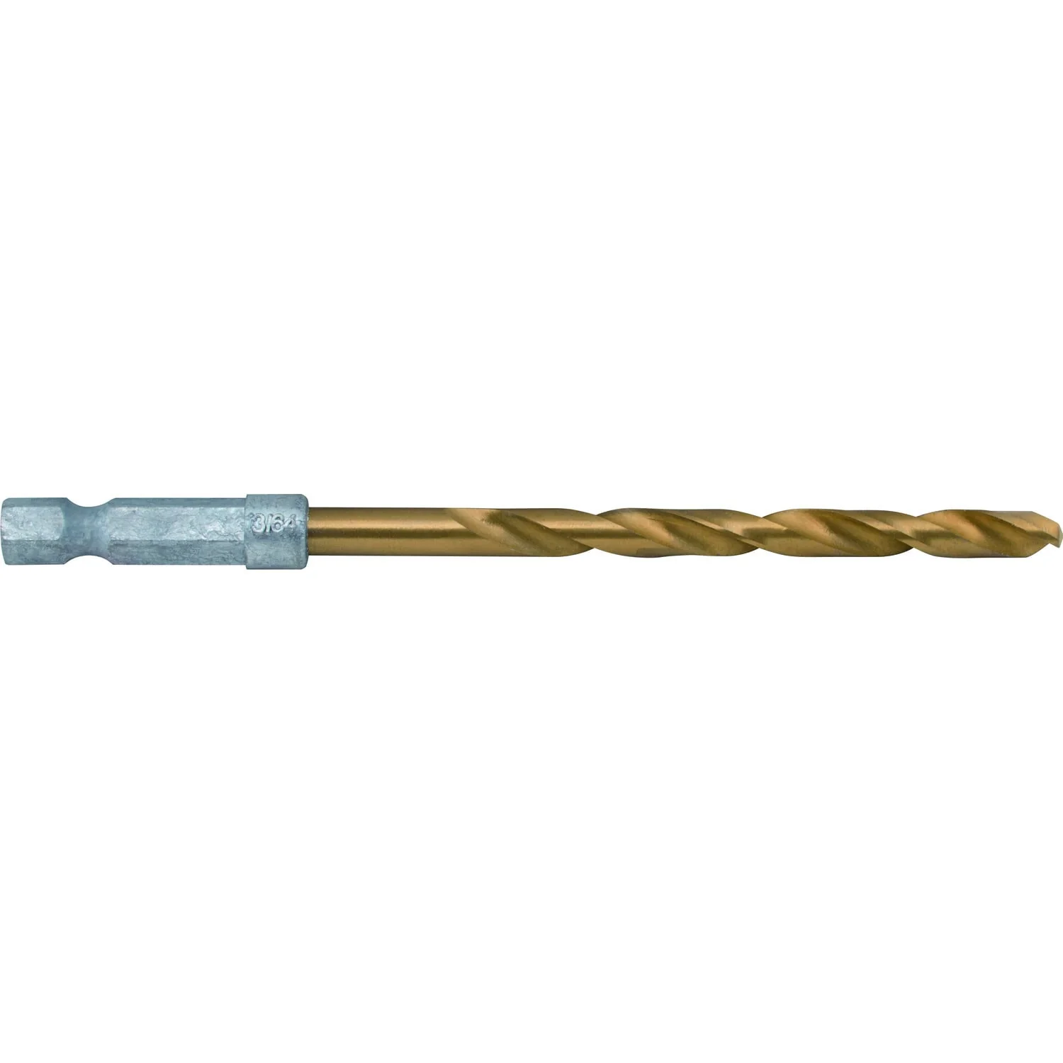 CRAFTSMAN 1/4-in x 4-3/4-in Titanium Twist Drill Bit