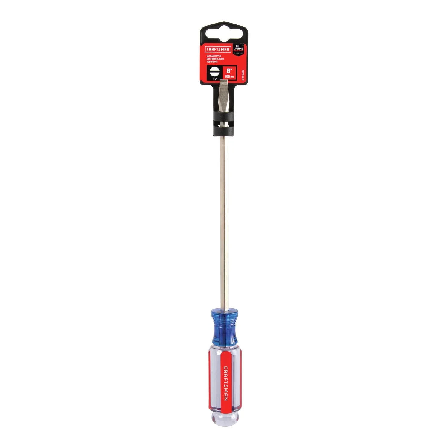 Craftsman 1/4 in. x 8 in. Slotted Screwdriver - Durable and Comfortable - Image 3