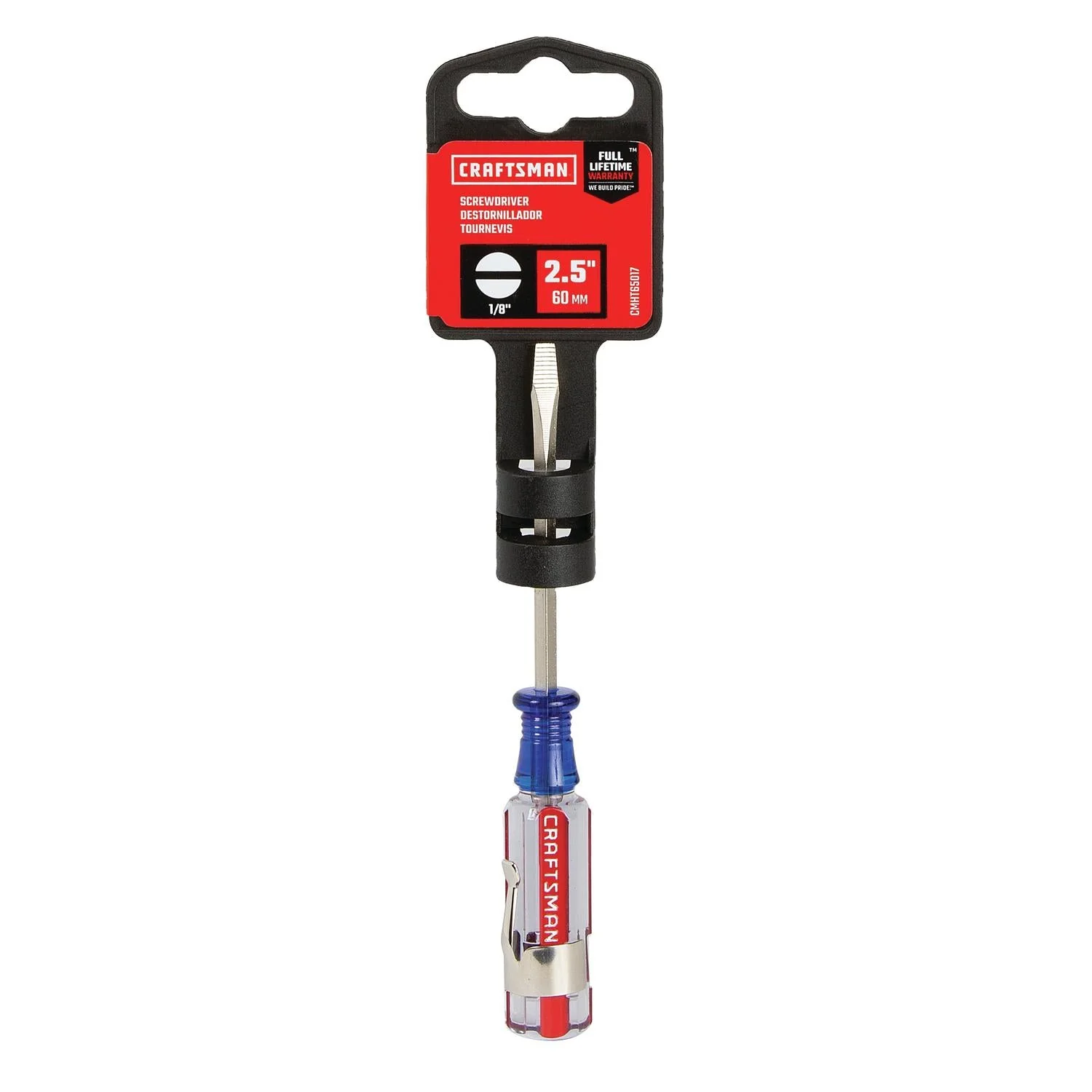 Craftsman 1/8 in. x 2-1/2 in. Slotted Screwdriver - Durable and Comfortable - Image 3