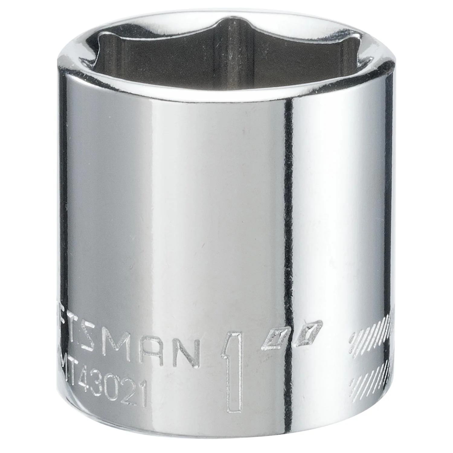 Craftsman 1 in. SAE 6 Point Shallow Socket, 3/8 in. Drive
