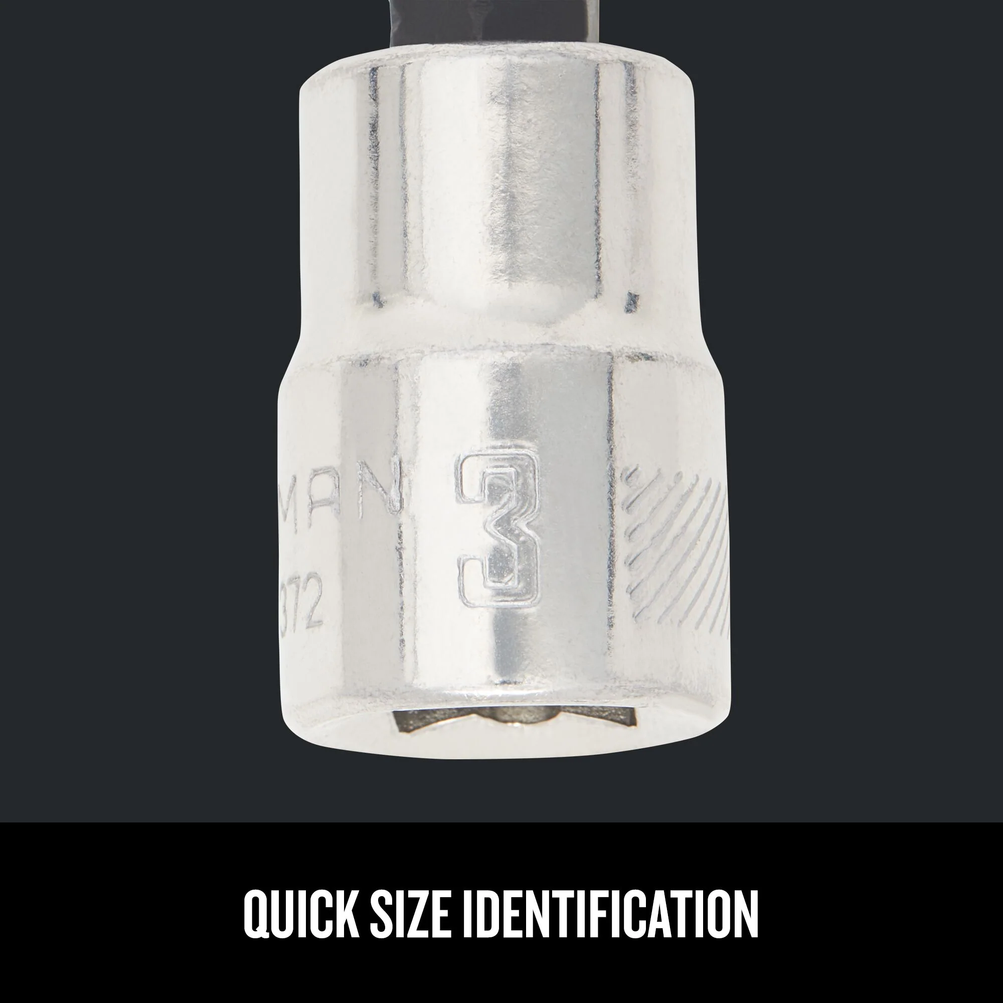 CRAFTSMAN 1-Piece Standard (SAE) 3/8-in Drive 6-Point 5/16-in Shallow Socket - Image 4
