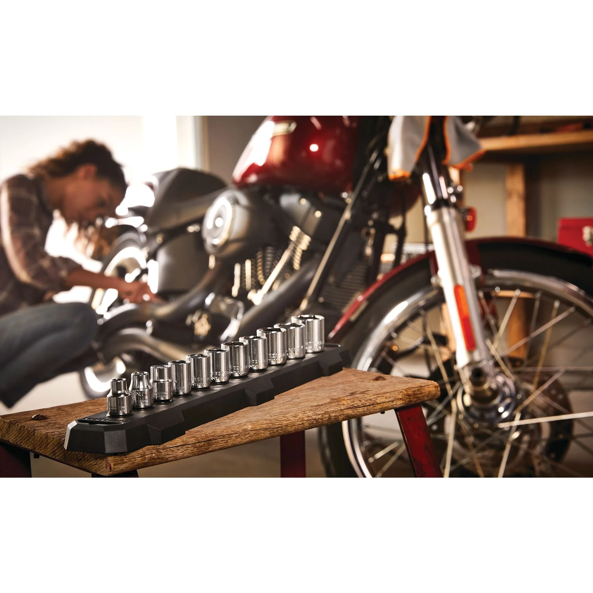 CRAFTSMAN 1-Piece Standard (SAE) 3/8-in Drive 6-Point 5/16-in Shallow Socket - Image 7
