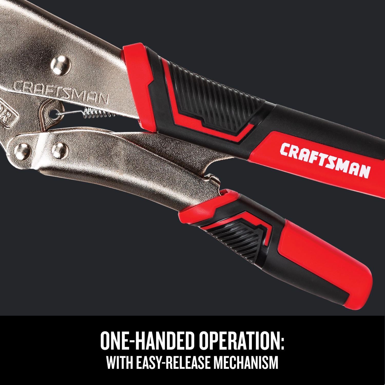 Craftsman 10 in. Alloy Steel Straight Jaw Locking Pliers - Image 5