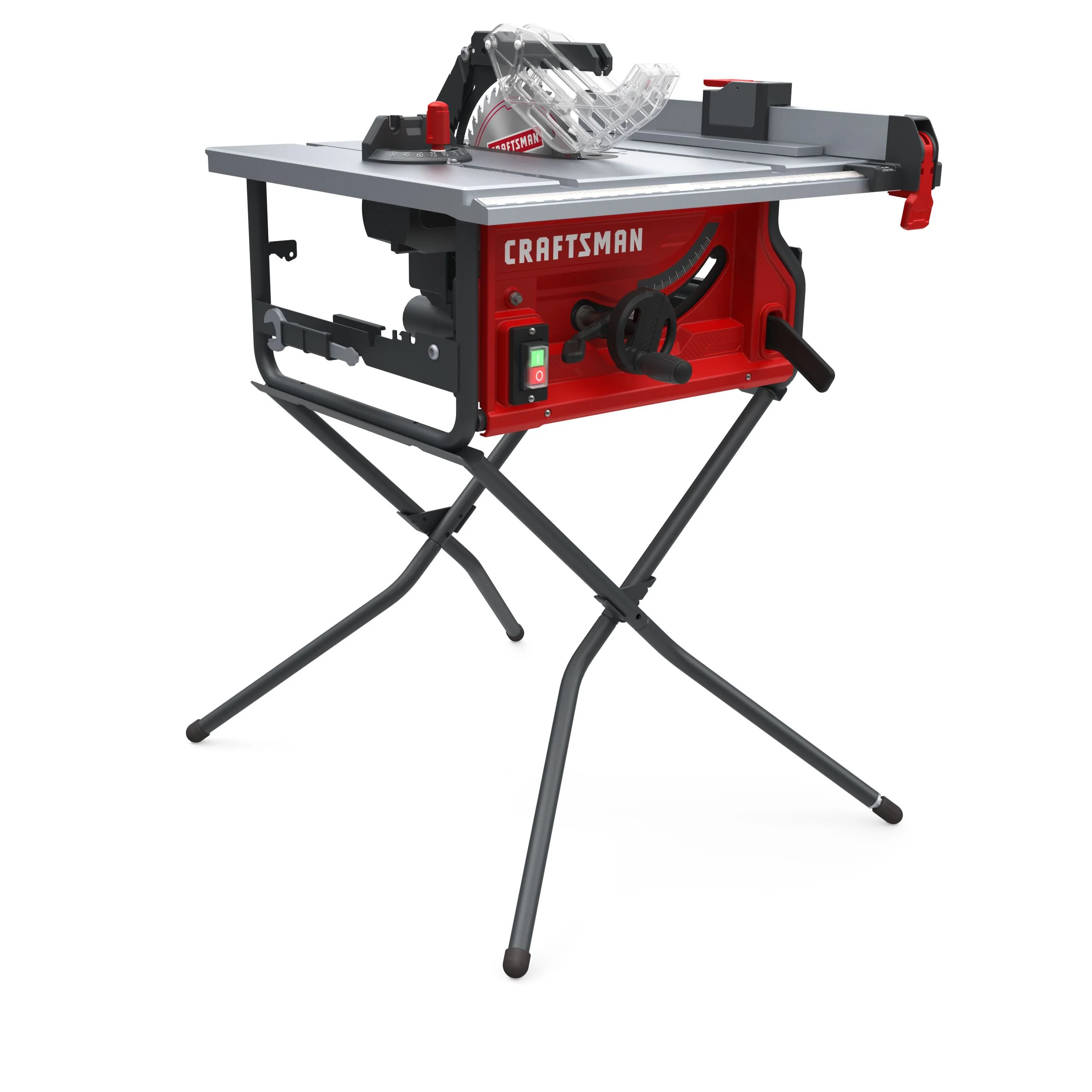 CRAFTSMAN 10-in Carbide-Tipped Blade 15-Amp Portable Jobsite Table Saw with Folding Stand