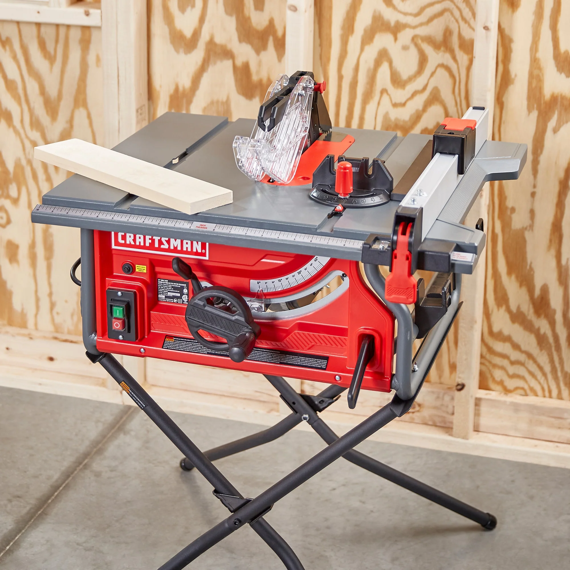 CRAFTSMAN 10-in Carbide-Tipped Blade 15-Amp Portable Jobsite Table Saw with Folding Stand - Image 7