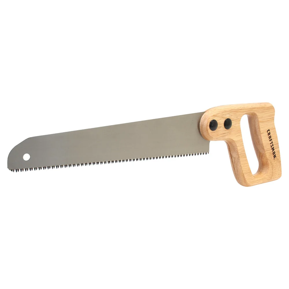 CRAFTSMAN 10-in Fine Finish Cut Hand Saw, 11 TPI Hardwood Handle - Image 2