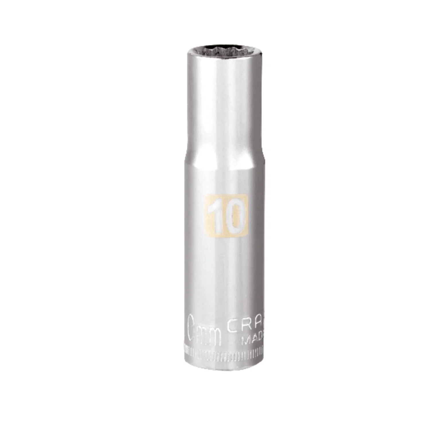 Craftsman 10 mm SAE 12 Point Deep Socket - Polished Chrome