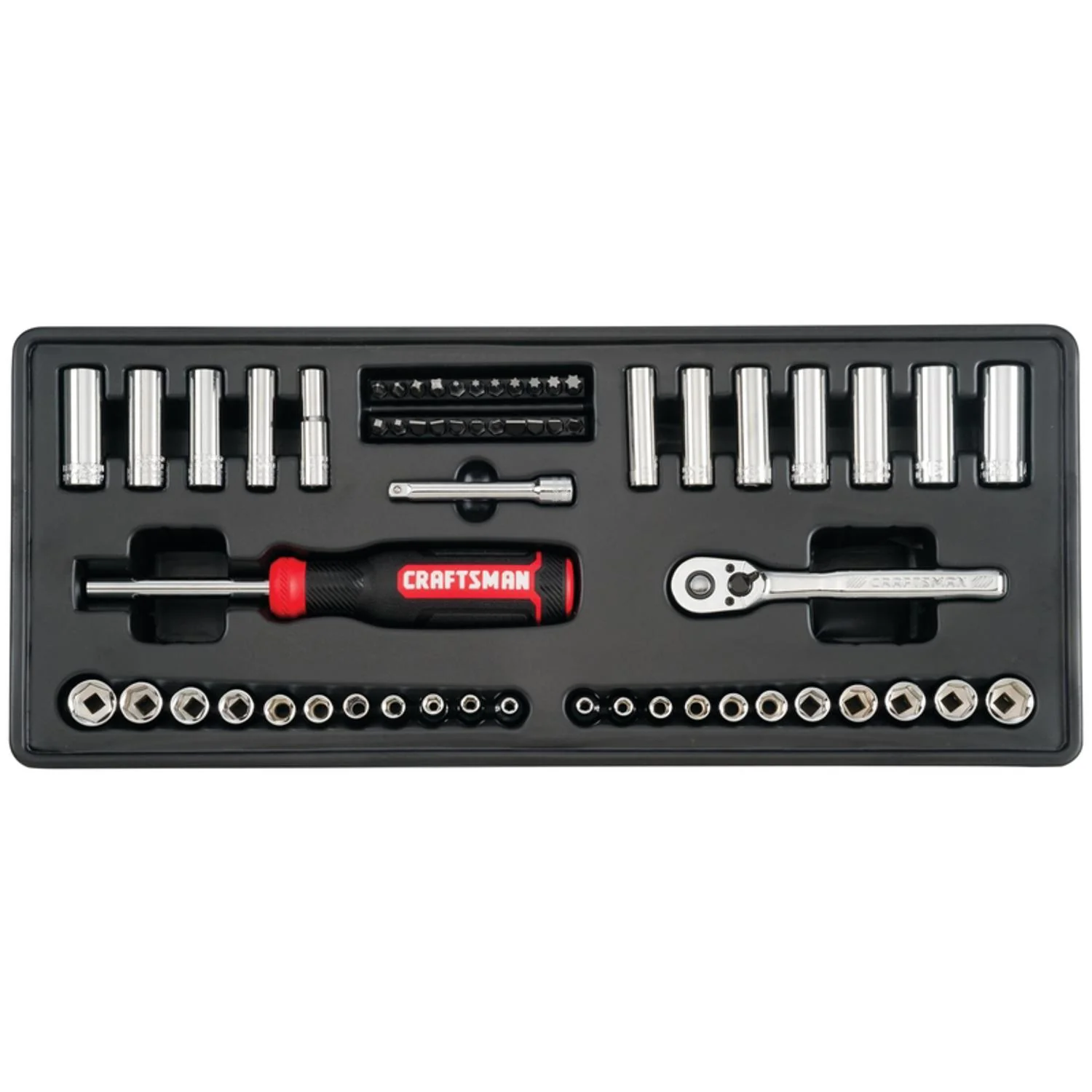 Craftsman 104 pc Mechanic's Tool Set - SAE 6 and 12 Point - Image 4