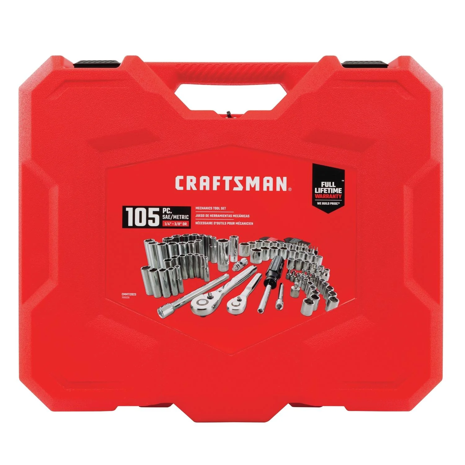 Craftsman 105-Piece Mechanic's Tool Set with Metric and SAE Sockets - Image 3