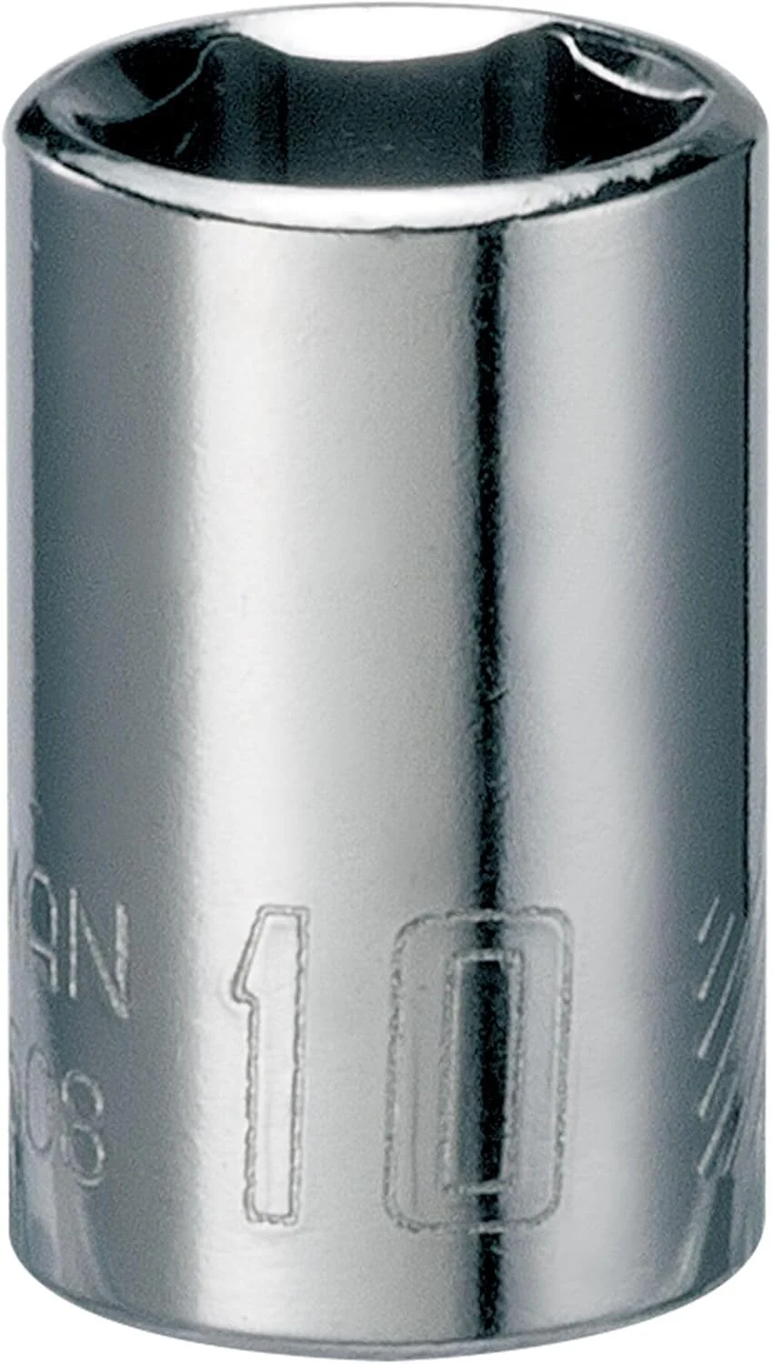 Craftsman 10mm Metric 6-Point Standard Shallow Socket, 1/4-Inch Drive (CMMT43508)