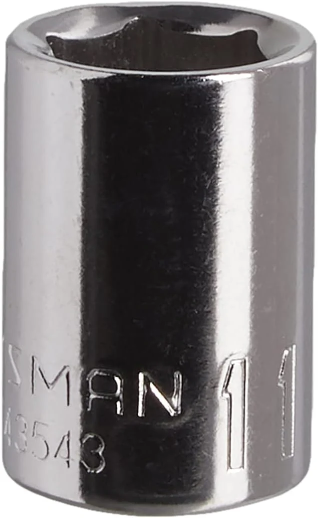 Craftsman 11 mm Metric 6-Point Shallow Socket, 3/8 in. Drive (CMMT43543)