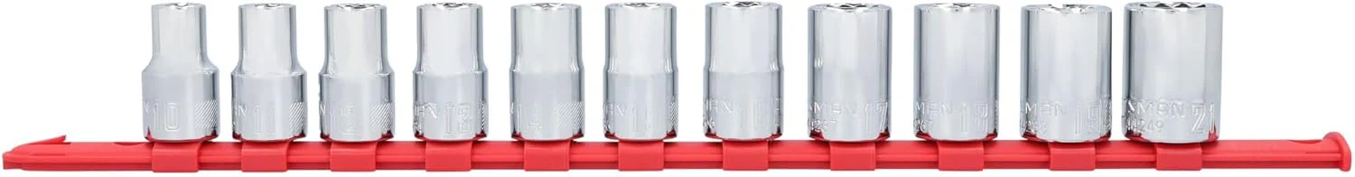 CRAFTSMAN 11-Piece Metric 1/2-in Drive 12-Point Shallow Socket Set