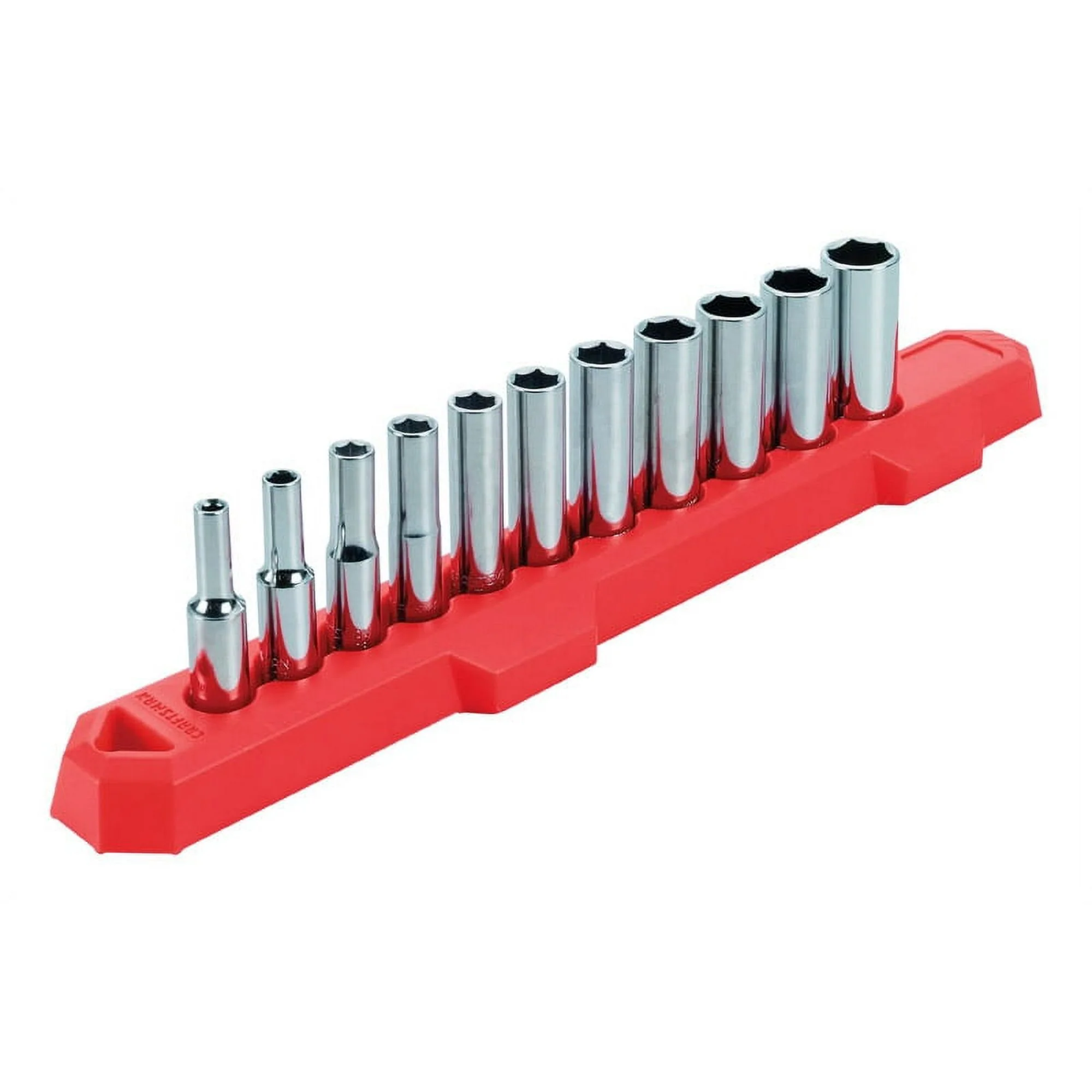 CRAFTSMAN 11-Piece Metric 1/4-in Drive 6-Point Deep Socket Set