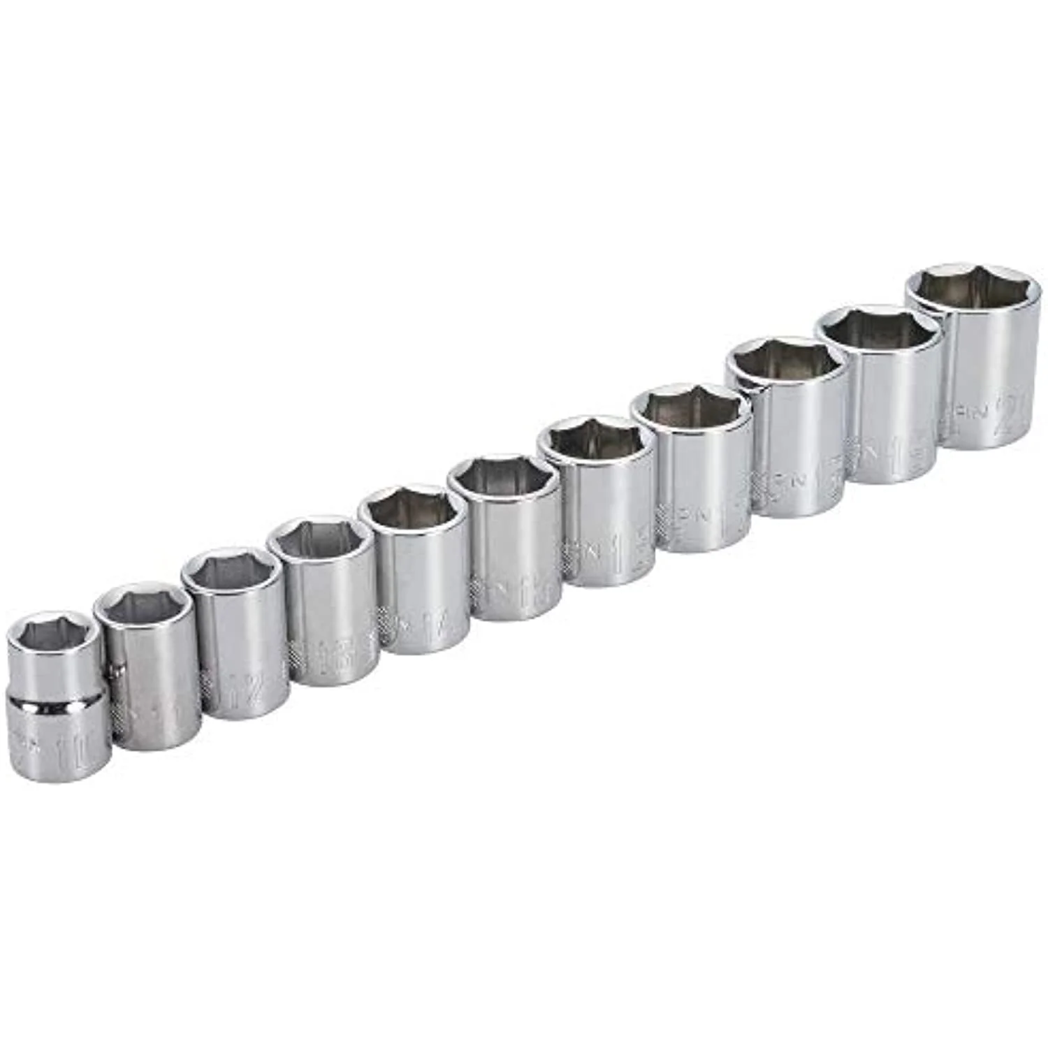CRAFTSMAN 11-Piece Metric 3/8-in Drive 6-Point Shallow Socket Set - Image 2