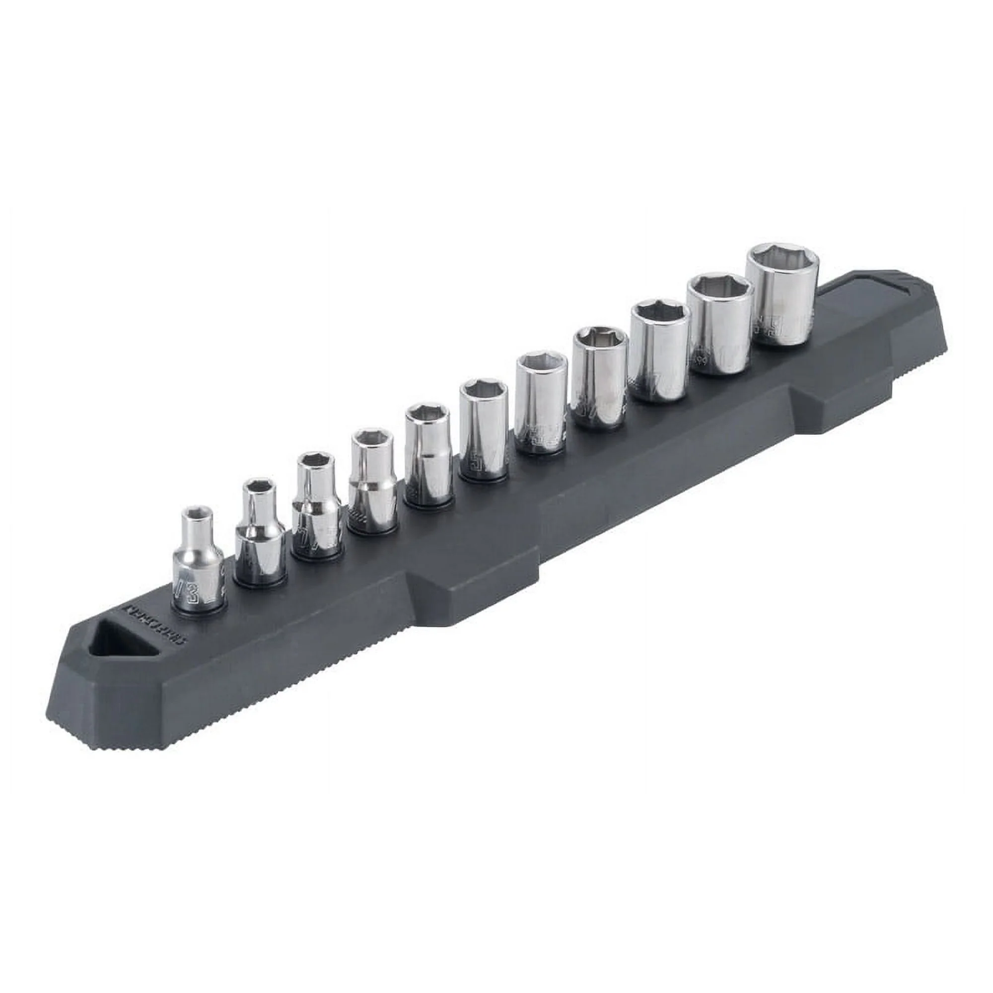 CRAFTSMAN 11-Piece Standard (SAE) 1/4-in Drive 6-Point Shallow Socket Set