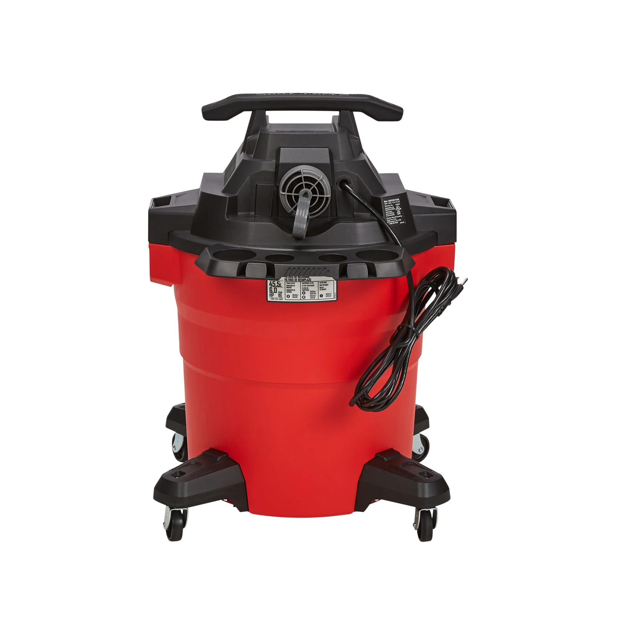 CRAFTSMAN 12-Gallon 6-HP Corded Portable Wet/Dry Shop Vacuum with Accessories - Image 2