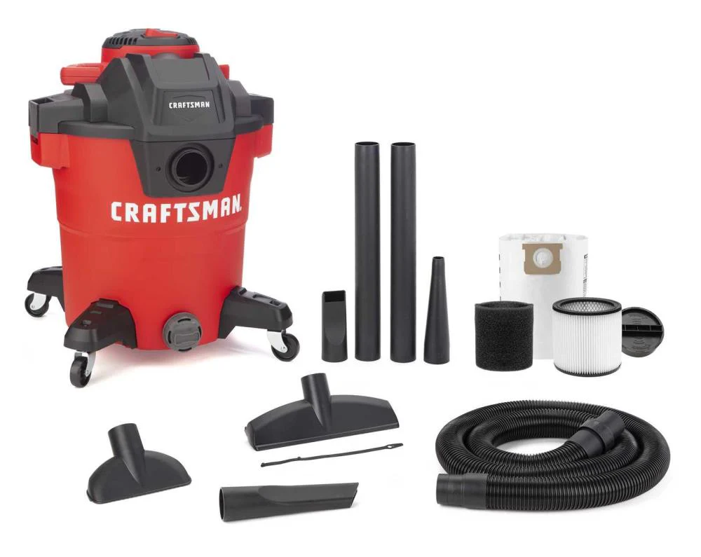 CRAFTSMAN 12-Gallon 6-HP Portable Wet/Dry Shop Vacuum with Detachable Blower