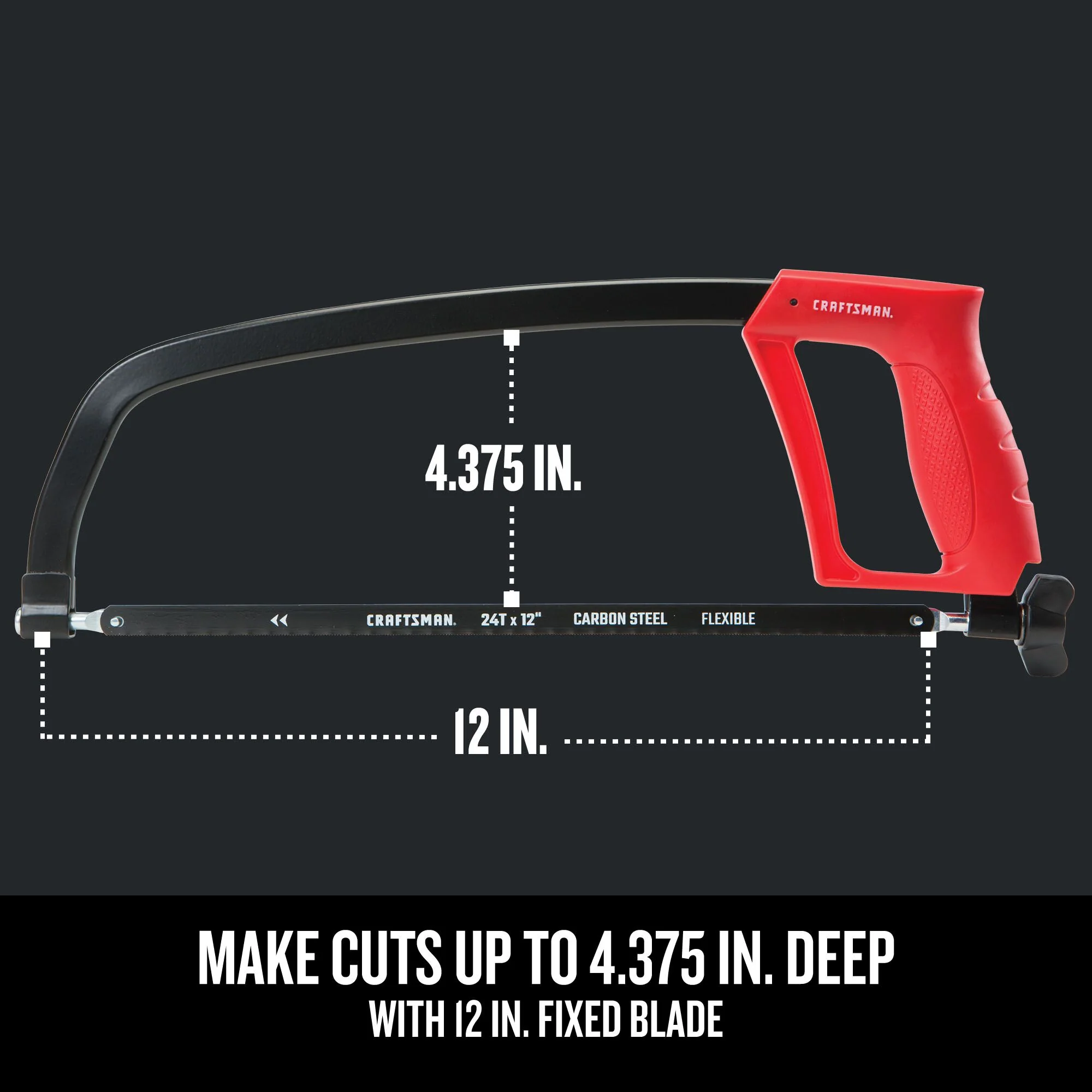 CRAFTSMAN 12-in Extra Fine Cut Hack Saw - Image 4