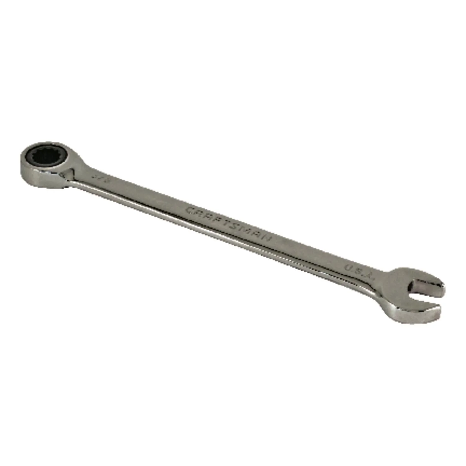 Craftsman 12 Point SAE Ratcheting Wrench, 5.3 in. Length, 1 pc