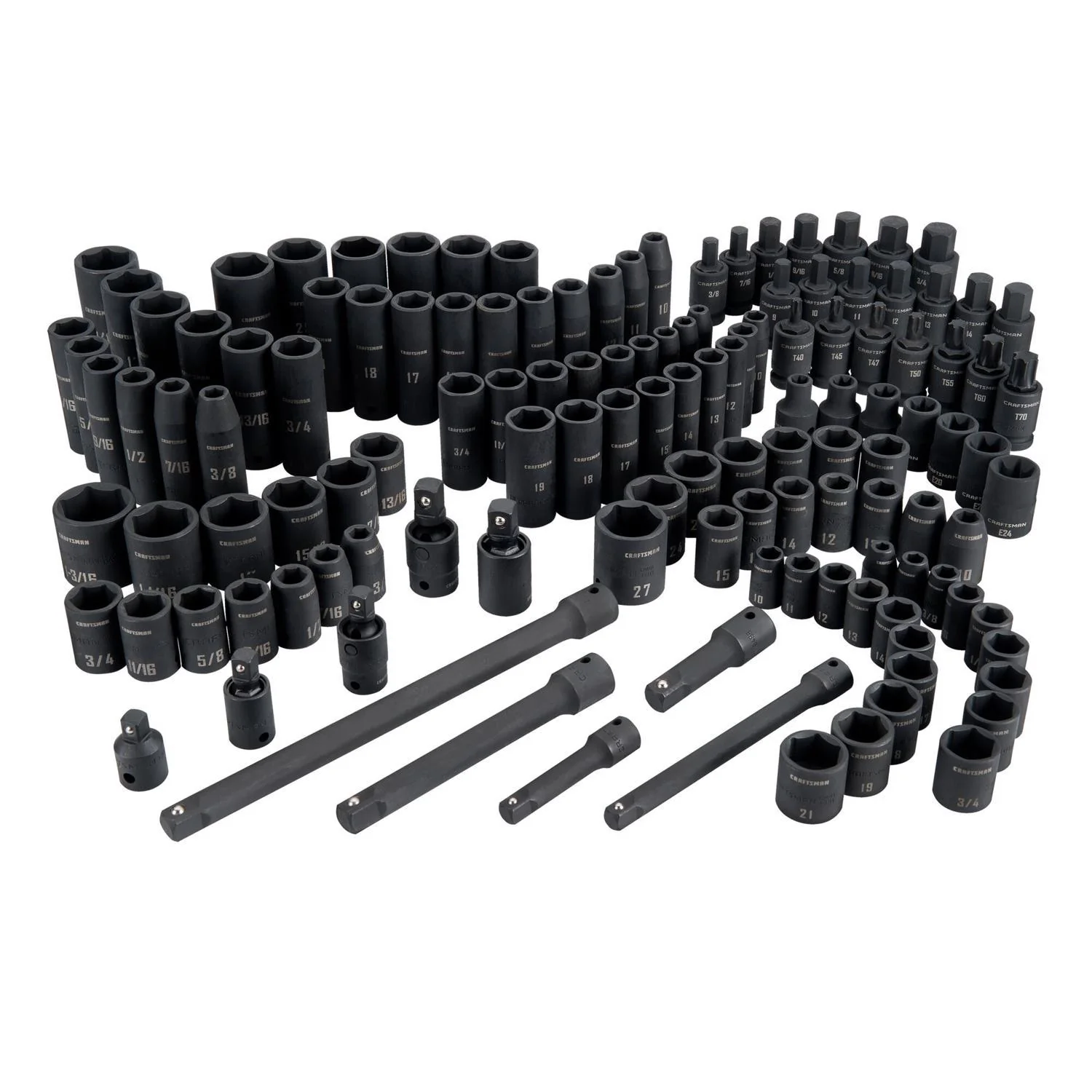 Craftsman 130 pc SAE Mechanic's Tool Set with 6-Point Sockets