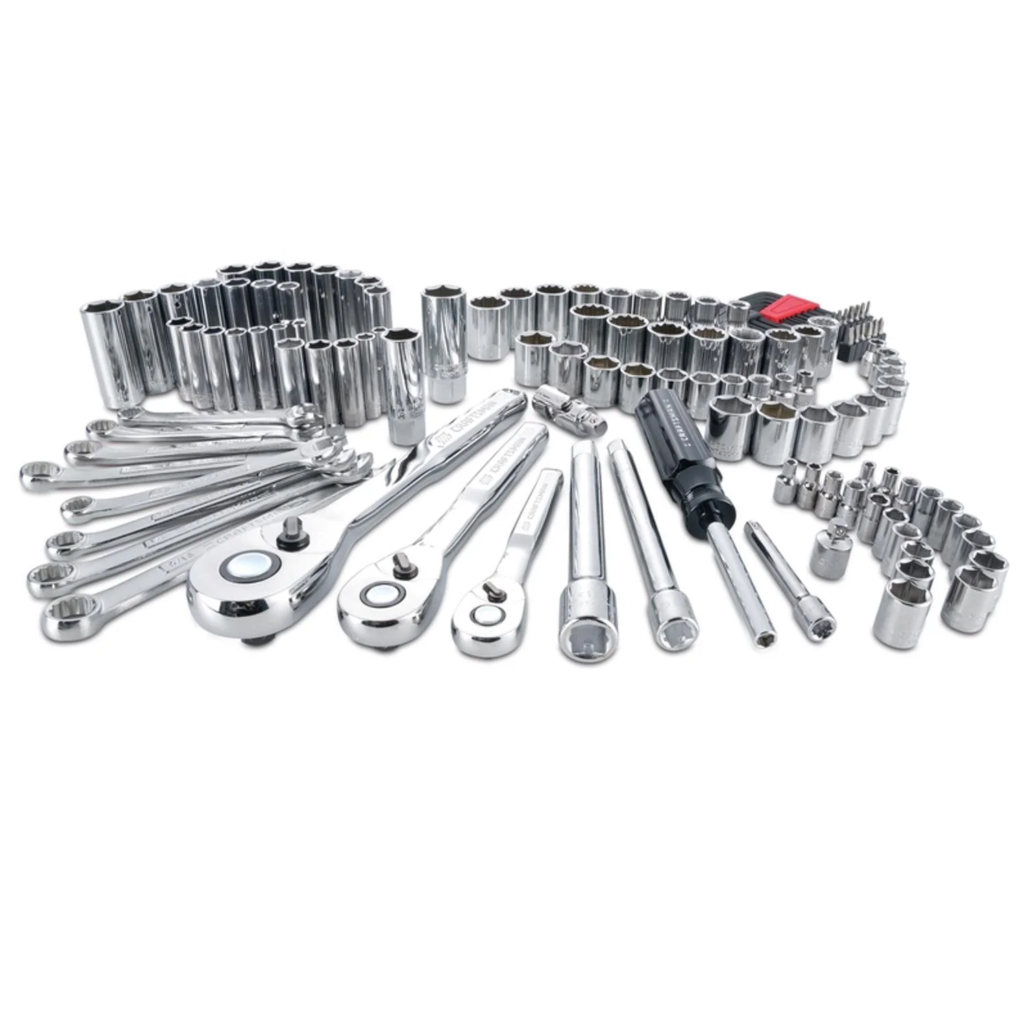 Craftsman 135 pc Mechanic's Tool Set - Metric and SAE, 6 and 12 Point