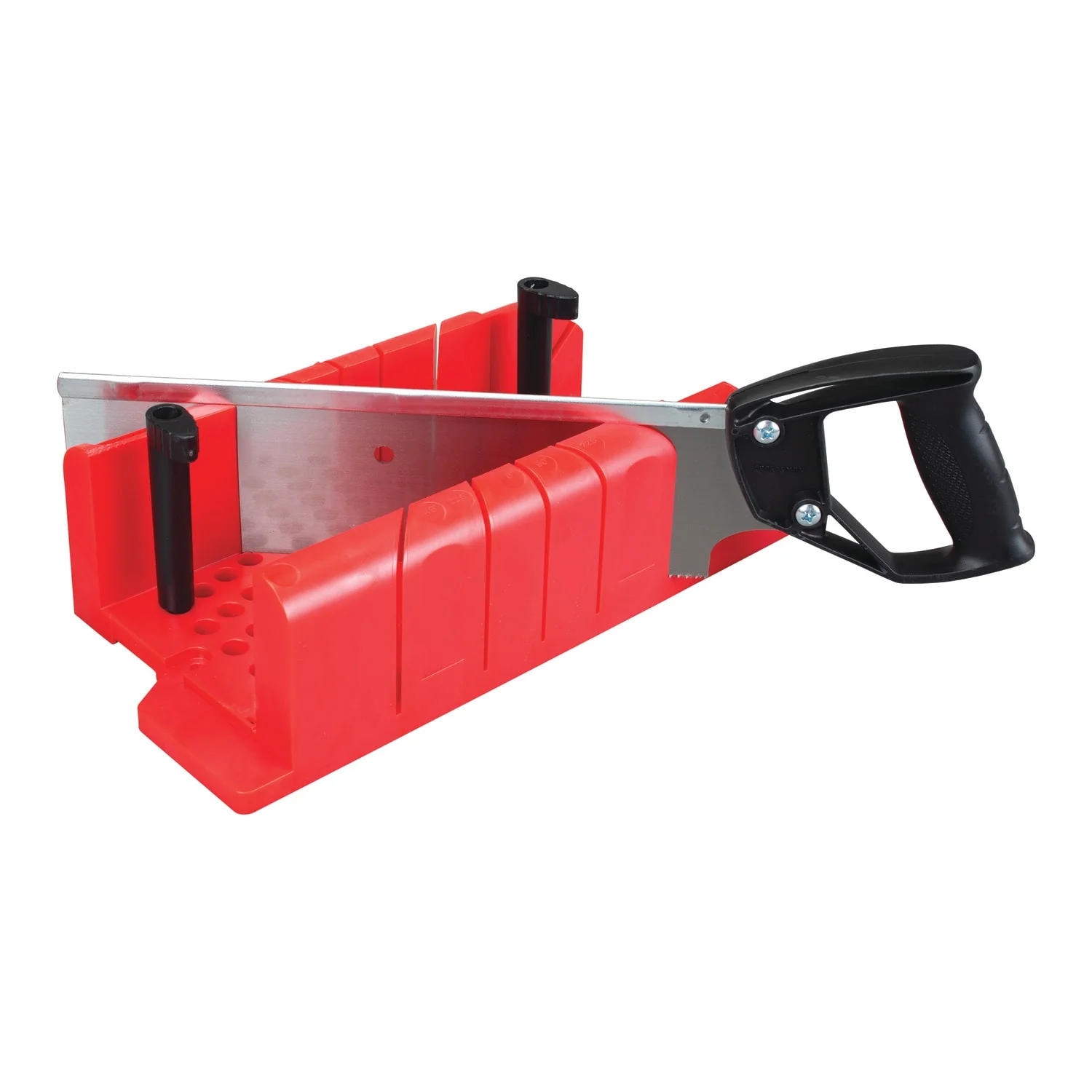 CRAFTSMAN 14-in Blade x 2.5-in Depth High-Impact Polypropylene Miter Box with Saw - Image 2