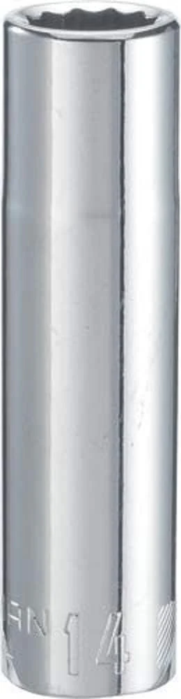 Craftsman 14 mm Metric Deep Socket, 1/2 in. Drive, 12-Point (CMMT44444)